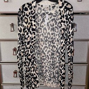 Cheetah loft over sweater